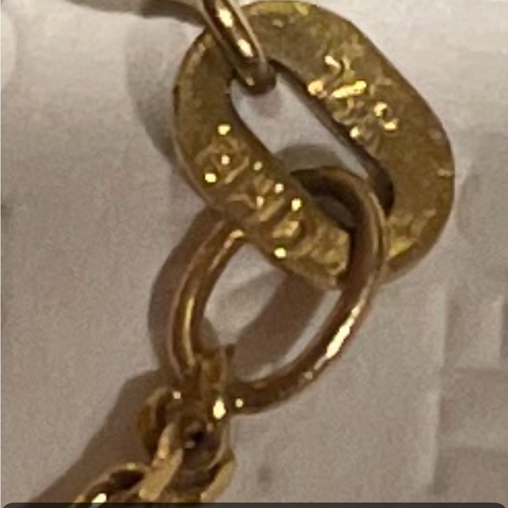 Gorgeous 14k gold ankle or arm bracelet - Picture 4 of 7